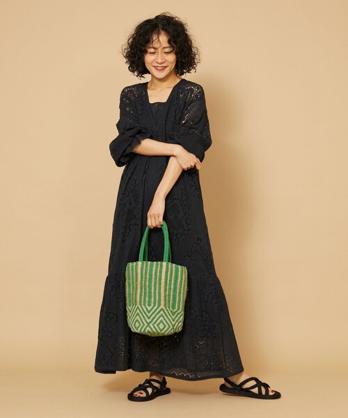 「Freada」 かごバッグ ONE SIZE グリーン レディース_画像3