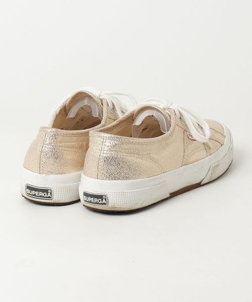 「SUPERGA」 ローカットスニーカー 37 ゴールド レディース_画像2