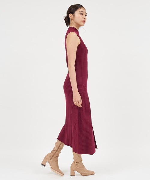 「ROYAL PARTY」 ノースリーブワンピース FREE ベージュ レディース_画像4