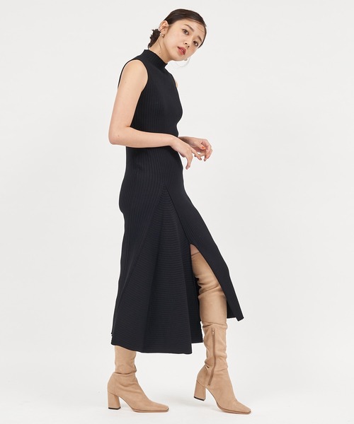 「ROYAL PARTY」 ノースリーブワンピース FREE ベージュ レディース_画像6