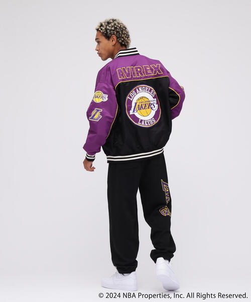 NBA ナイロンブルゾン LARGE パープル メンズ : ZOZOTOWN Yahoo!店