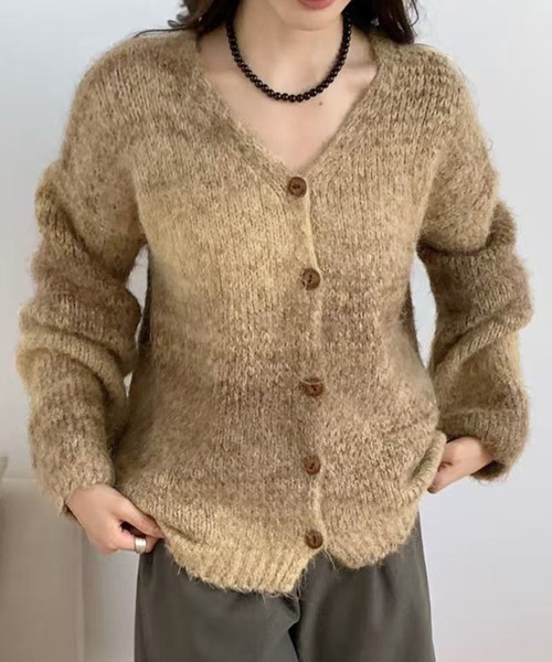 DAY CLOSET カーディガン ゆったり着られる厚手のオーバーサイズ。長袖