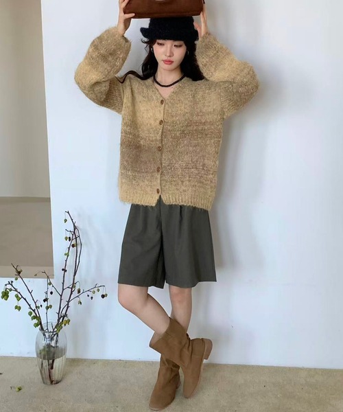 DAY CLOSET カーディガン ゆったり着られる厚手のオーバーサイズ。長袖