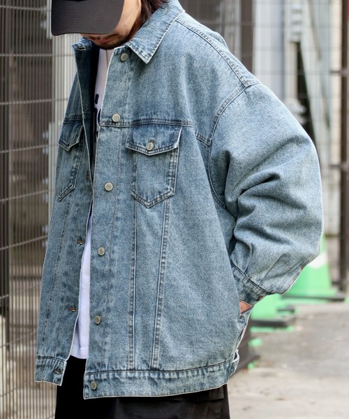 「Java」 デニムジャケット SMALL ブルー メンズ_画像2