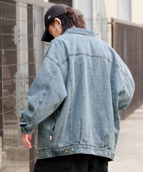 「Java」 デニムジャケット SMALL ブルー メンズ_画像3