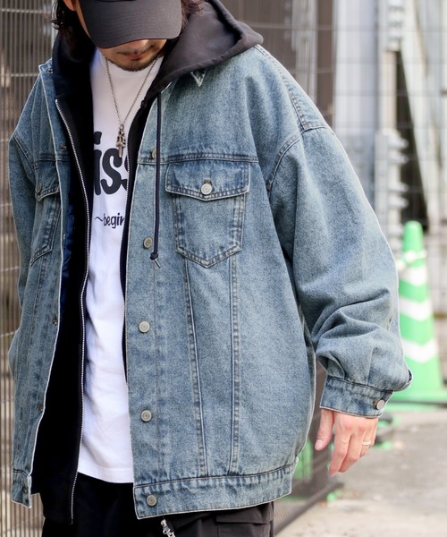 「Java」 デニムジャケット SMALL ブルー メンズ_画像8