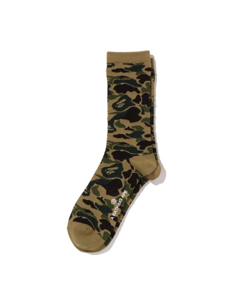 A BATHING APE（アベイシングエイプ） 靴下 ABC CAMO JACQUARD SOCKS