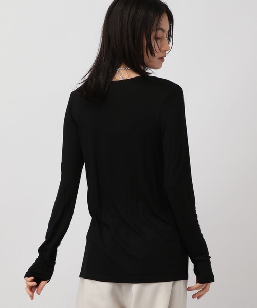 「A part by」 長袖カットソー FREE ブラック レディース_画像6