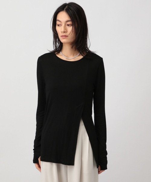 「A part by」 長袖カットソー FREE ブラック レディース_画像9