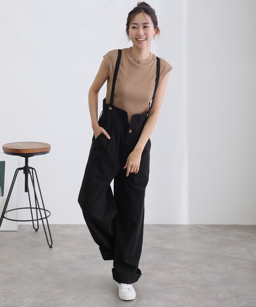「ElegChic」 チノパンツ M カーキ レディース_画像5