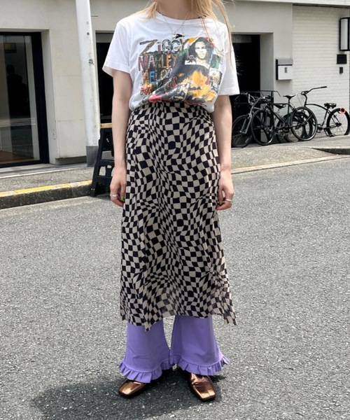 「SANSeLF」 ロングスカート FREE ベージュ レディース_画像2