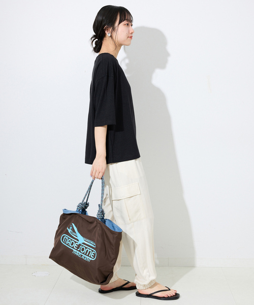 「SLOBE IENA」 半袖Tシャツ FREE ブラック レディース_画像3