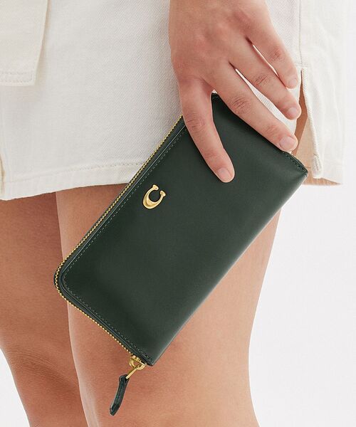 COACH（コーチ） 財布 ONE グリーン系その他 レディース : ZOZOTOWN
