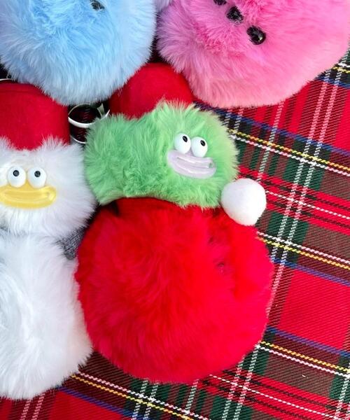 WEGO（ウィゴー） キーホルダー WEGO/BIG雪だるまモンスターぬいぐるみ ビッグモンスター キーホルダー ぬいぐるみ