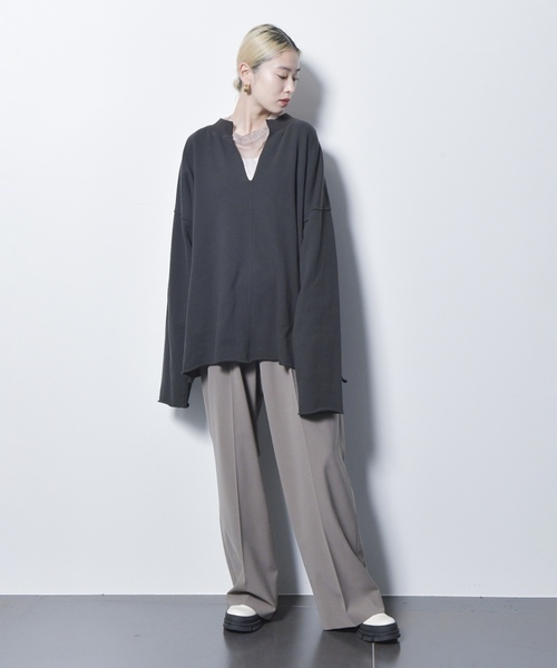 「CITYSHOP」 スウェットカットソー - グレー レディース_画像3