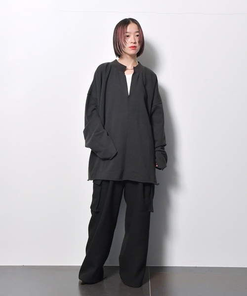 「CITYSHOP」 スウェットカットソー - グレー レディース_画像4