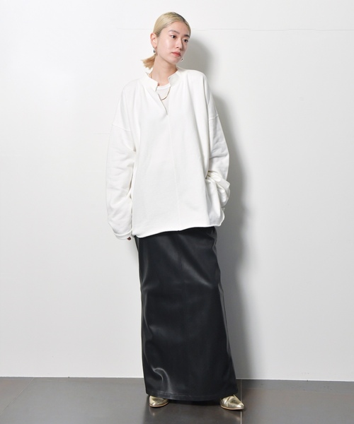 「CITYSHOP」 スウェットカットソー - グレー レディース_画像6