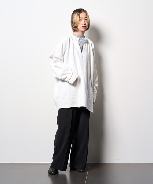 「CITYSHOP」 スウェットカットソー - グレー レディース_画像7