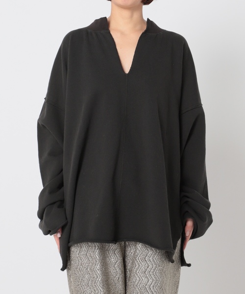 「CITYSHOP」 スウェットカットソー - グレー レディース_画像8