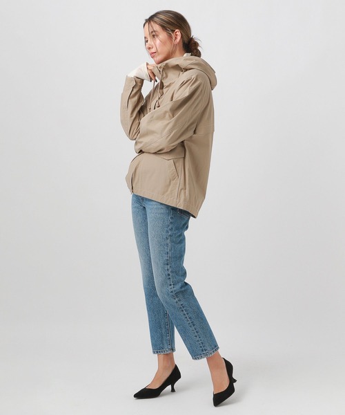 「BAYFLOW」 マウンテンパーカー SMALL グレイッシュベージュ レディース_画像6