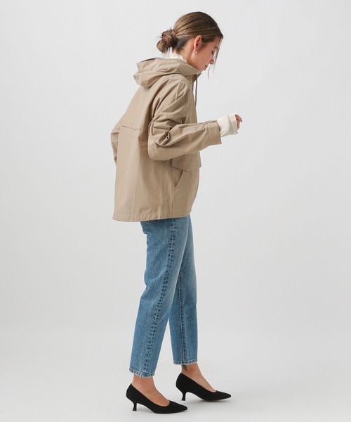 「BAYFLOW」 マウンテンパーカー SMALL グレイッシュベージュ レディース_画像7