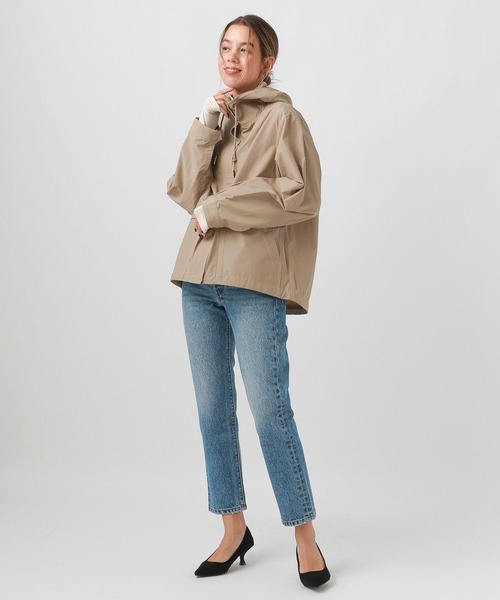 「BAYFLOW」 マウンテンパーカー SMALL グレイッシュベージュ レディース_画像8