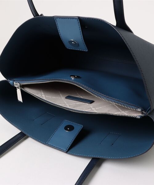 新品MICHAEL KORS ネイビーレザートートバッグ マイケルコース MICHAEL KORS バッグ （ネイビー） -アウトレット通販