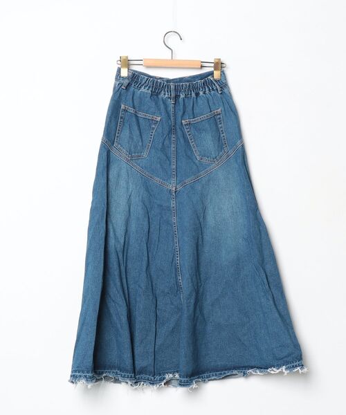 「GEVS.」 「SMILELAND」デニムスカート M ブルー レディース_画像2