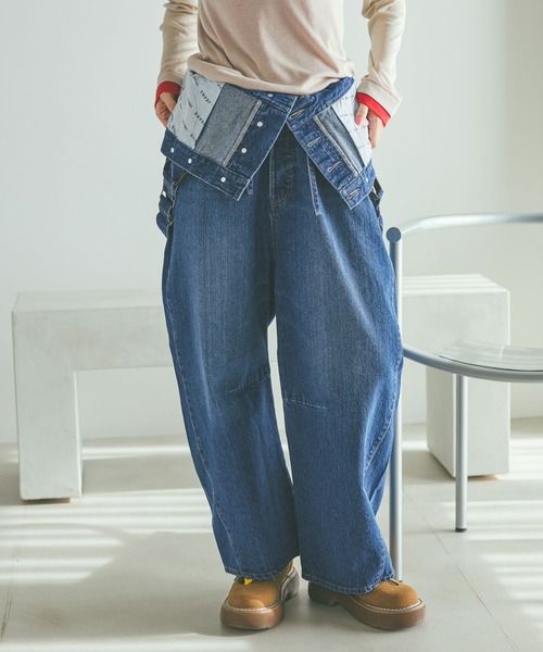 ニコアンド NKJ サスペンダーデニム サロペット niko and（ニコアンド）の「【NKJ 2025SS】SUSPENDER DENIM