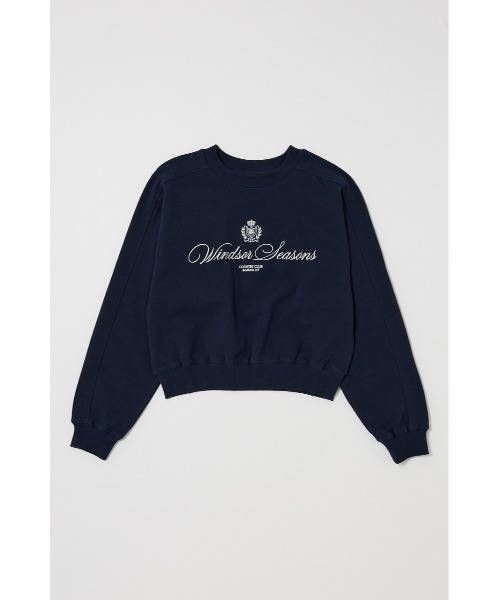 MOUSSY（マウジー） トレーナー スウェット CC EMBROIDERY プル