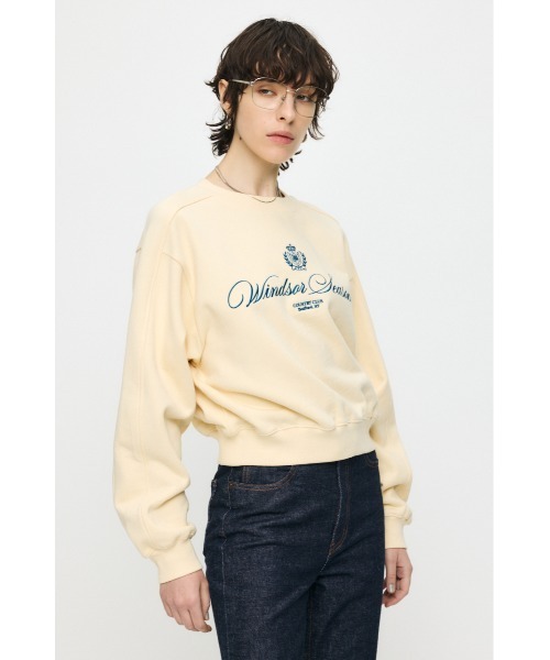 MOUSSY（マウジー） トレーナー スウェット CC EMBROIDERY プル