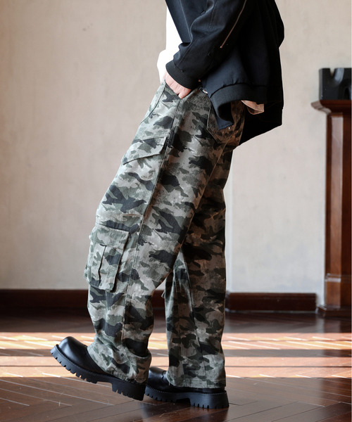 RANGER カモフラージュカーゴパンツ NEOS（KOKUYO） カーゴパンツ 「neos」ルーズシルエット 迷彩