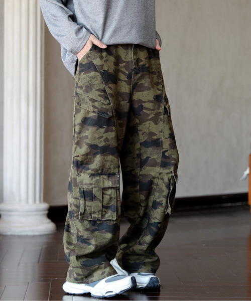 ENGINEERED GARMENTS 迷彩柄カーゴパンツ ダメージカモフラカーゴパンツ｜WEGO（ウィゴー） – WEGO ONLINE STORE