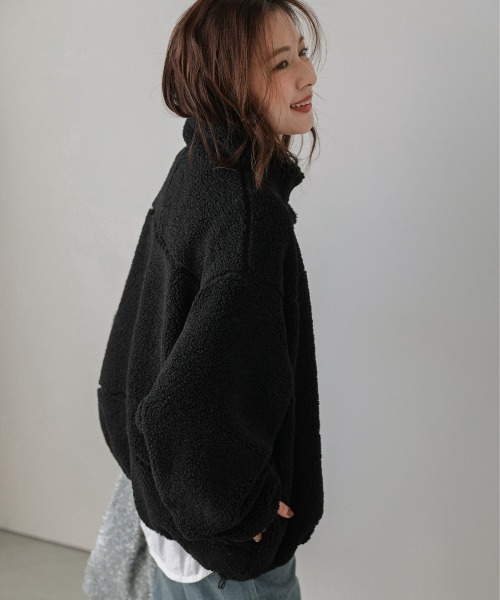 「La-gemme」 ジャケット フリー モカ レディース_画像3