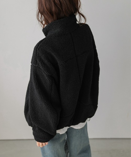 「La-gemme」 ジャケット フリー モカ レディース_画像4