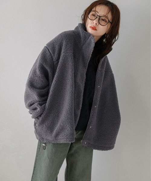 「La-gemme」 ジャケット フリー モカ レディース_画像6