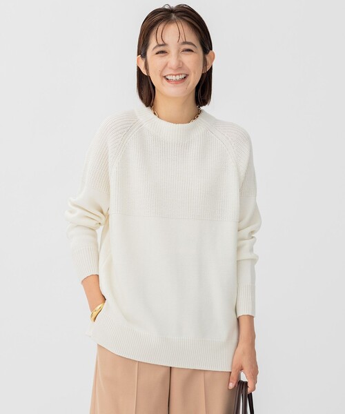 23区（ニジュウサンク） 長袖ニット 38 ベージュ レディース