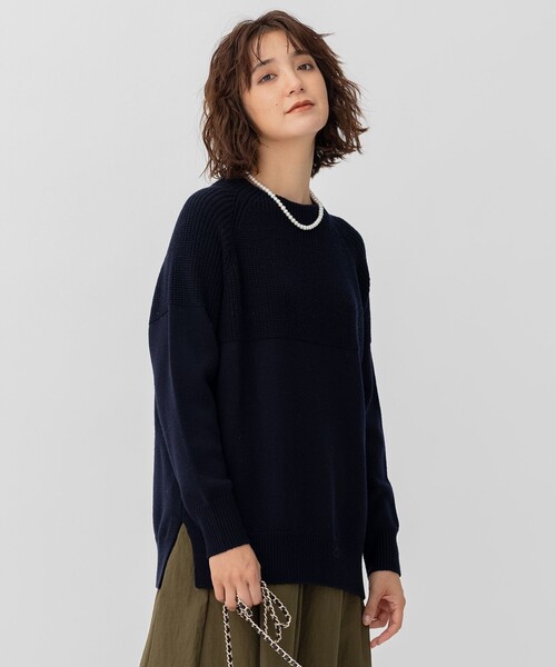 23区（ニジュウサンク） 長袖ニット 38 ベージュ レディース