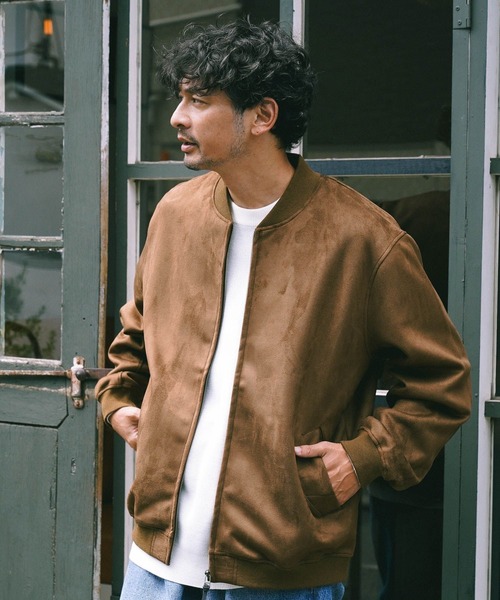 BAYFLOW（ベイフロー） ブルゾン LARGE ブラウン メンズ : ZOZOTOWN