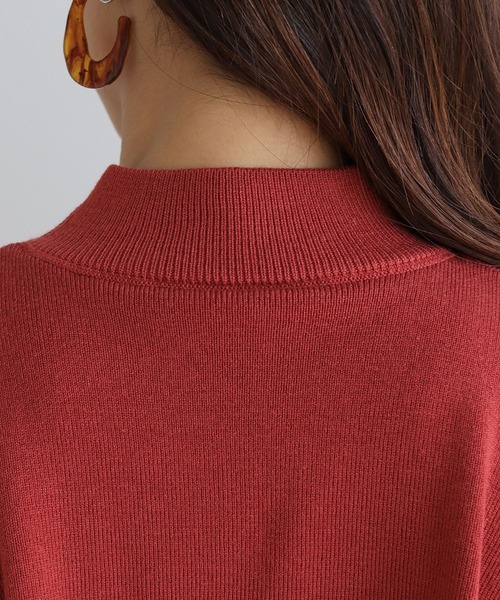 「HER CLOSET」 「SHE MO SHELLY」長袖ニット M ブラック レディース_画像4