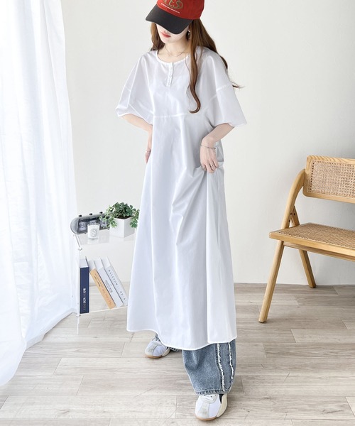 「classicalelf」 半袖ワンピース X-LARGE ブラック レディース_画像8