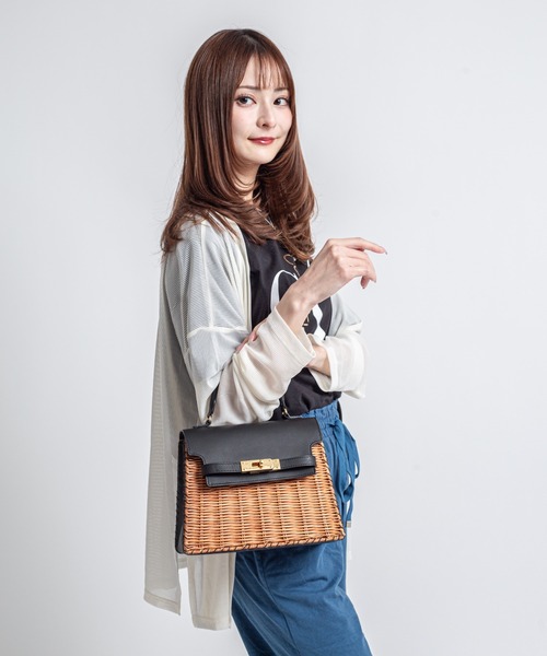 新品　未使用　タグ付き　ザバグマティ　カゴ　かご　ショルダー　ミニ　コンパクト The Bagmati（ザバグマティ） かごバッグ カゴバッグ 「The Bagmati