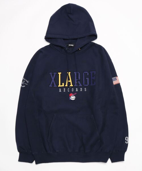 XLARGE（エクストラ ラージ） プルオーバーパーカー X-LARGE ネイビー