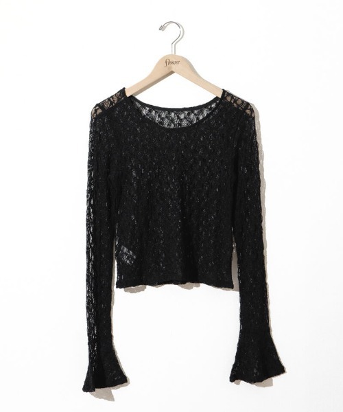flower tシャツ シアーフラワートップ レディース : ZOZOTOWN Yahoo!店