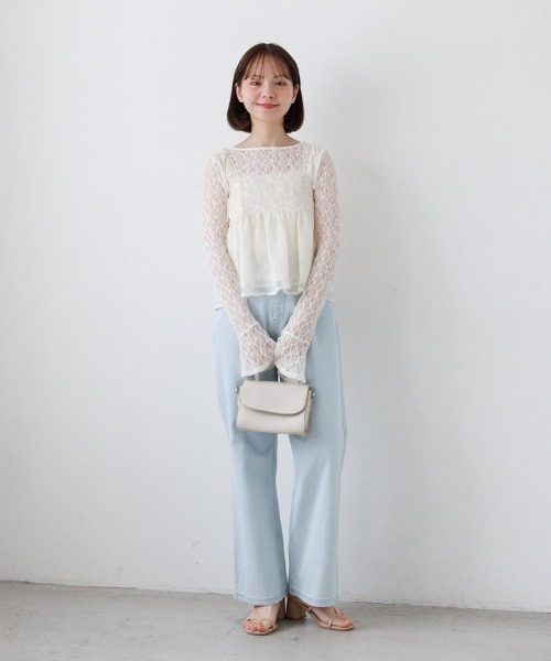 flower tシャツ シアーフラワートップ レディース : ZOZOTOWN Yahoo!店