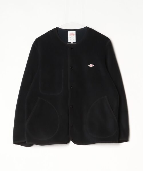 DANTON ダントン　ノーカラージャケット(38サイズ) Danton（ダントン） ノーカラージャケット 38 ブラック レディース