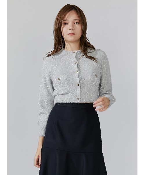 「TONAL」 ニットカーディガン 38 ピンク レディース_画像5