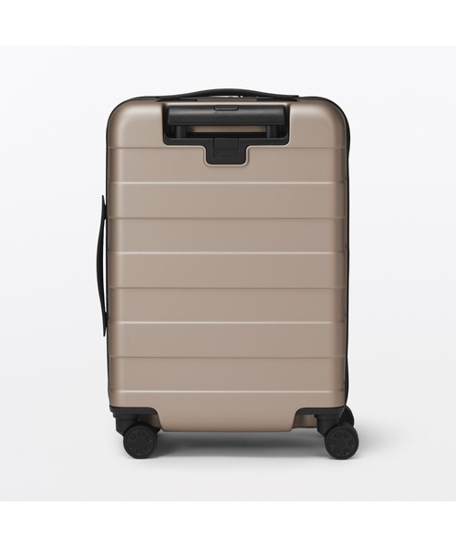 【新品未開封】無印良品 フロントオープンキャリーケース 32L ベージュ 無印良品（MUJI） スーツケース バーを自由に調節できる フロント