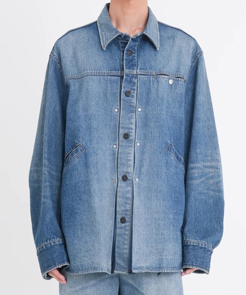 Tamme（タム） シャツ 「TAMME/タム」DENIM TRUCKER SHIRT メンズ