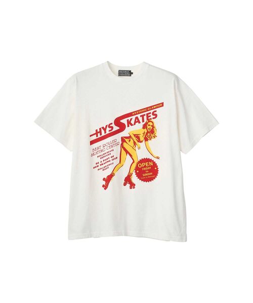 HYSTERIC GLAMOUR（ヒステリックグラマー） tシャツ HYS SKATES T